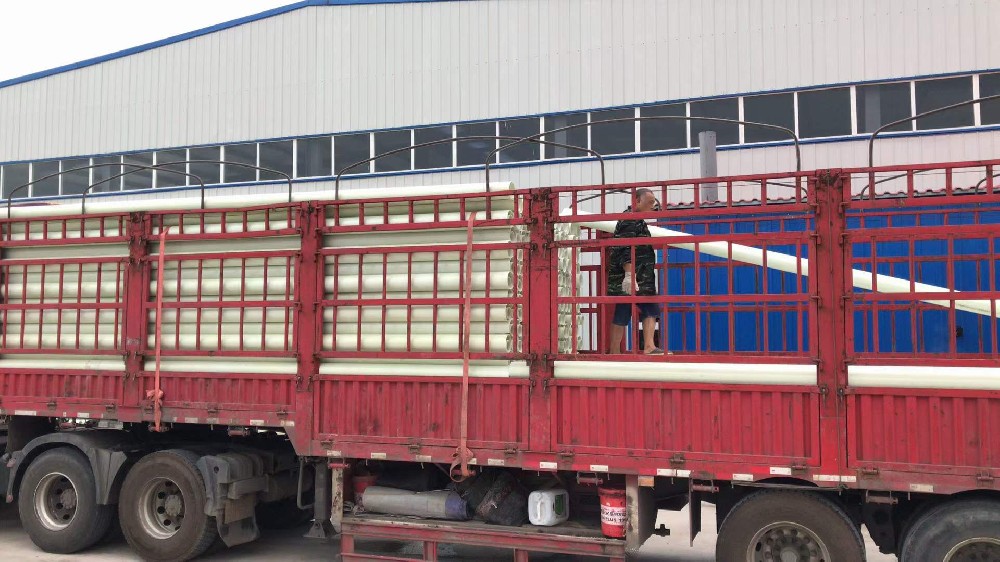 HB-bwfrp電力管 湖北長坂橋 發(fā)貨現(xiàn)場